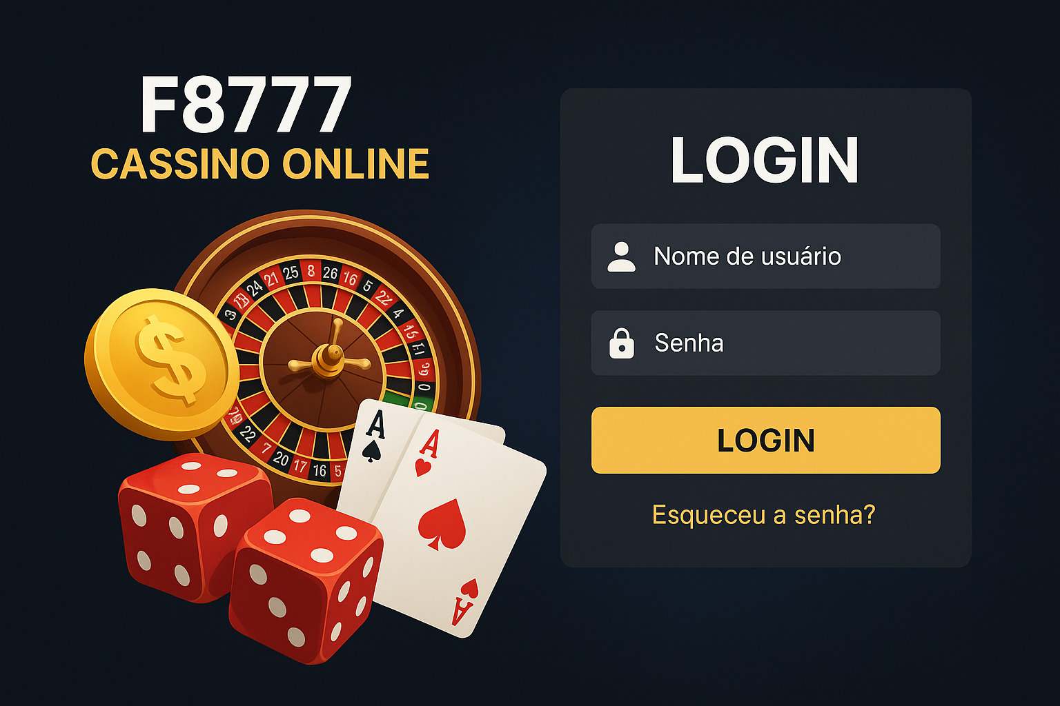 Login no Cassino F8777